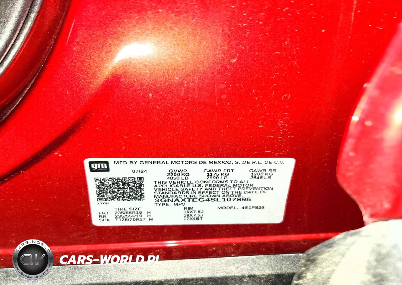 2025 Chevrolet Equinox Rs VIN:3GNAXTEG4SL107895 - 13