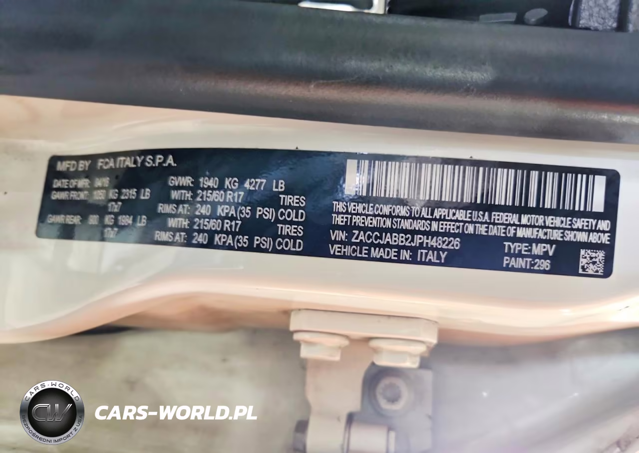 2018 Jeep Renegade Latitude VIN:ZACCJABB2JPH48226 - 14