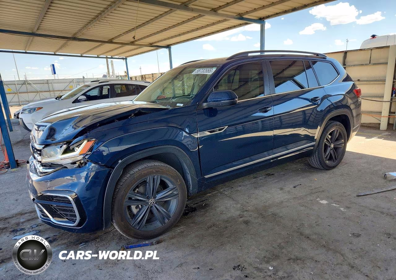 2021 Volkswagen Atlas Se VIN:1V2PR2CA7MC608718 - 1