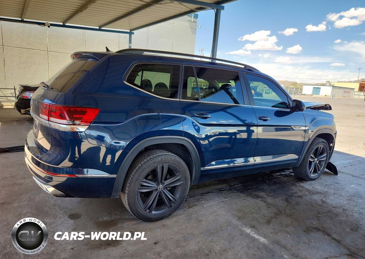 2021 Volkswagen Atlas Se VIN:1V2PR2CA7MC608718 - 3