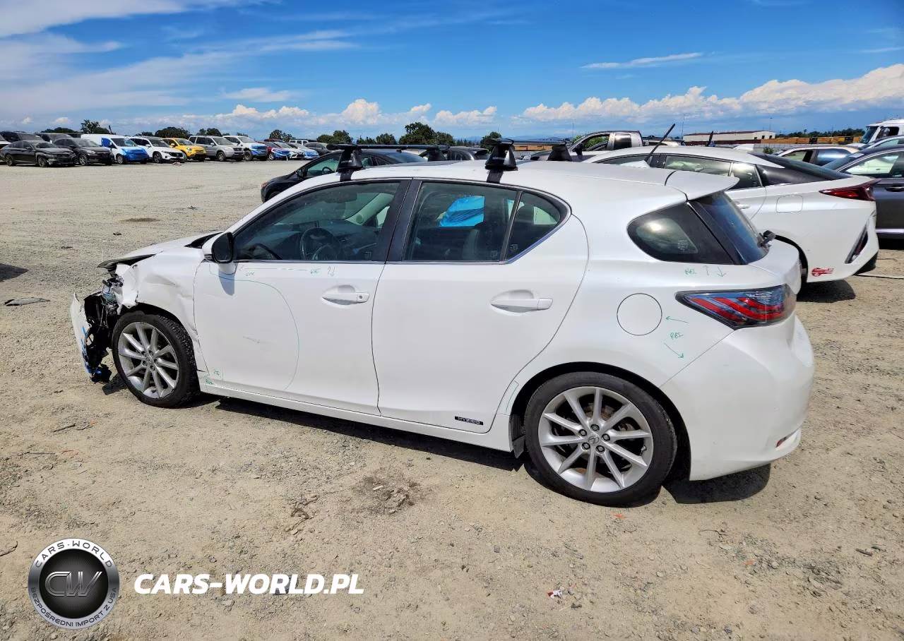 2012 Lexus Ct 200 VIN:JTHKD5BH3C2083587 - 2