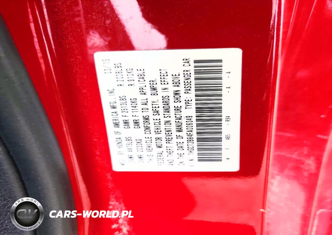 2015 Honda Accord Exl VIN:1HGCT2B84FA006049 - 12