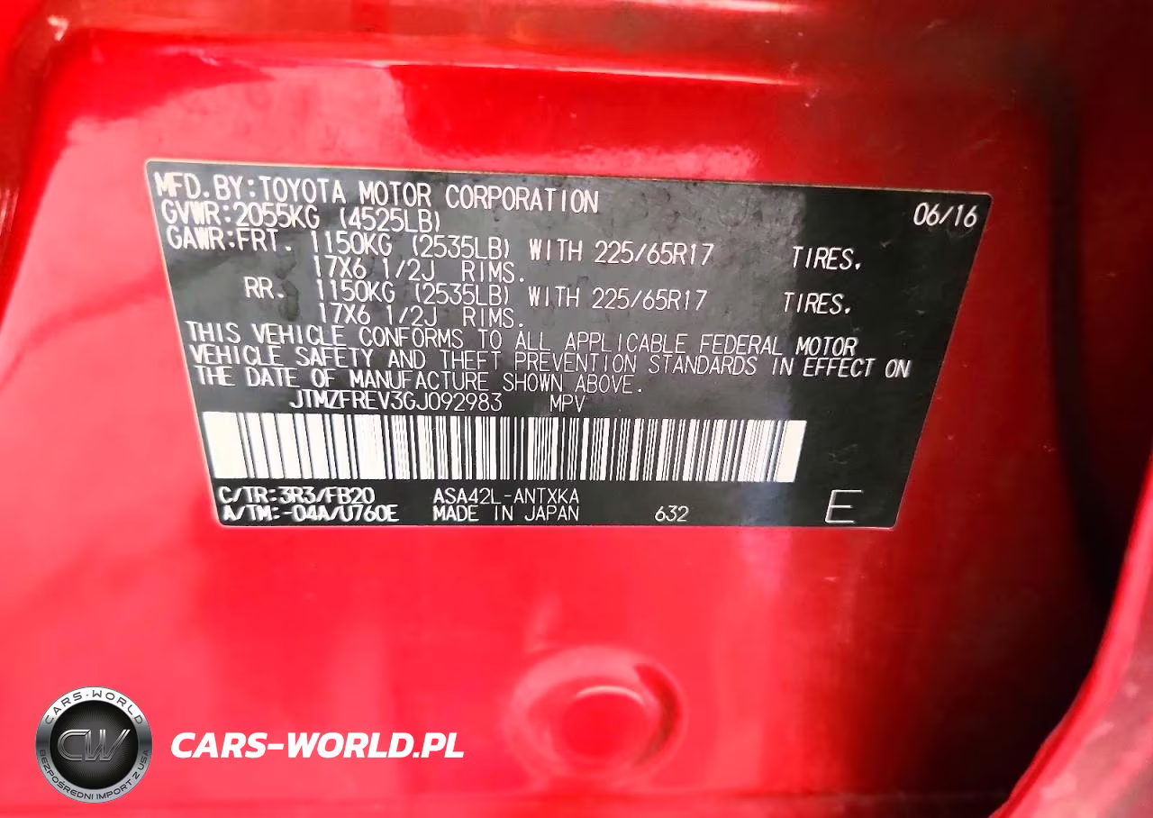 2016 Toyota Rav4 Le VIN:JTMZFREV3GJ092983 - 13