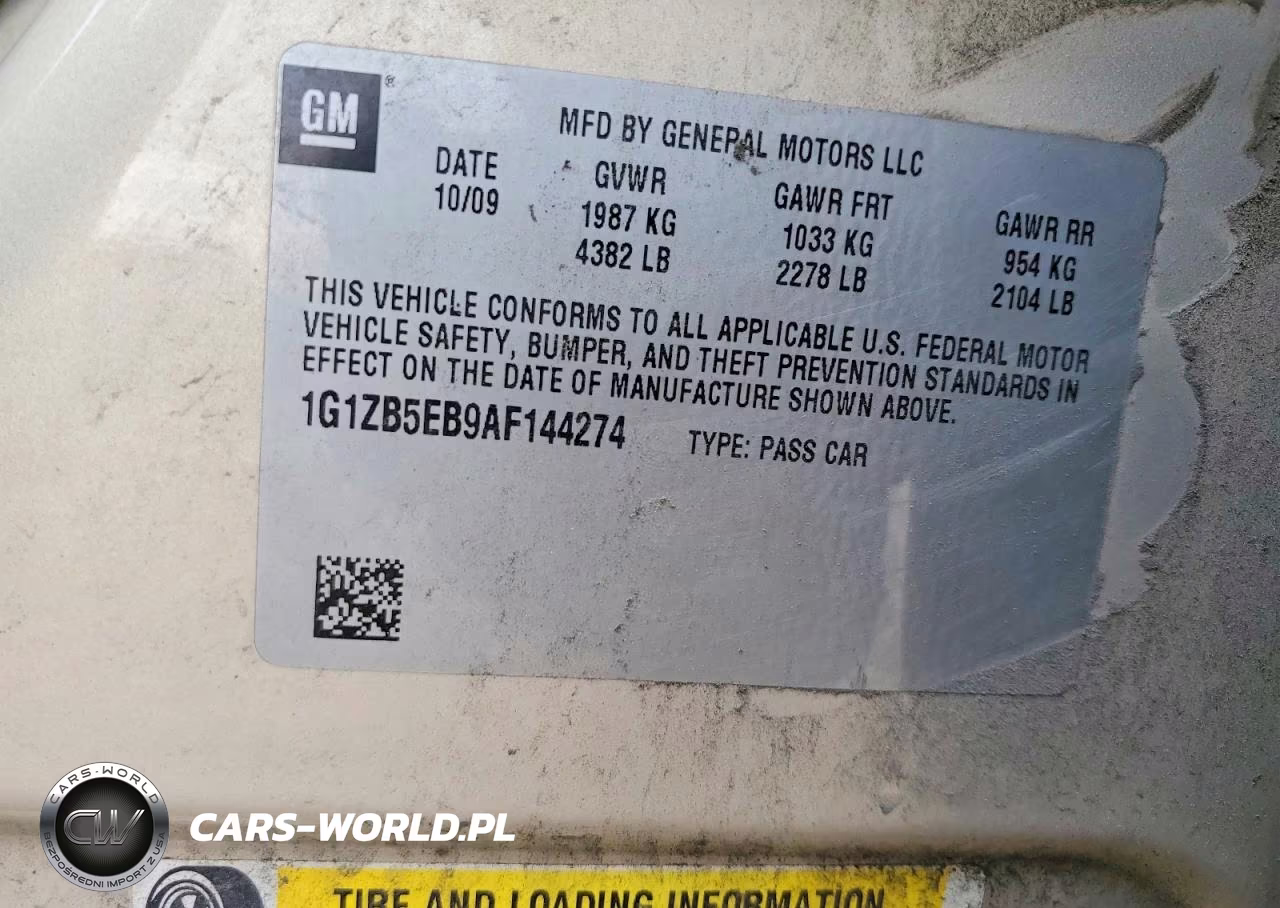 2010 Chevrolet Malibu Ls VIN:1G1ZB5EB9AF144274 - 13