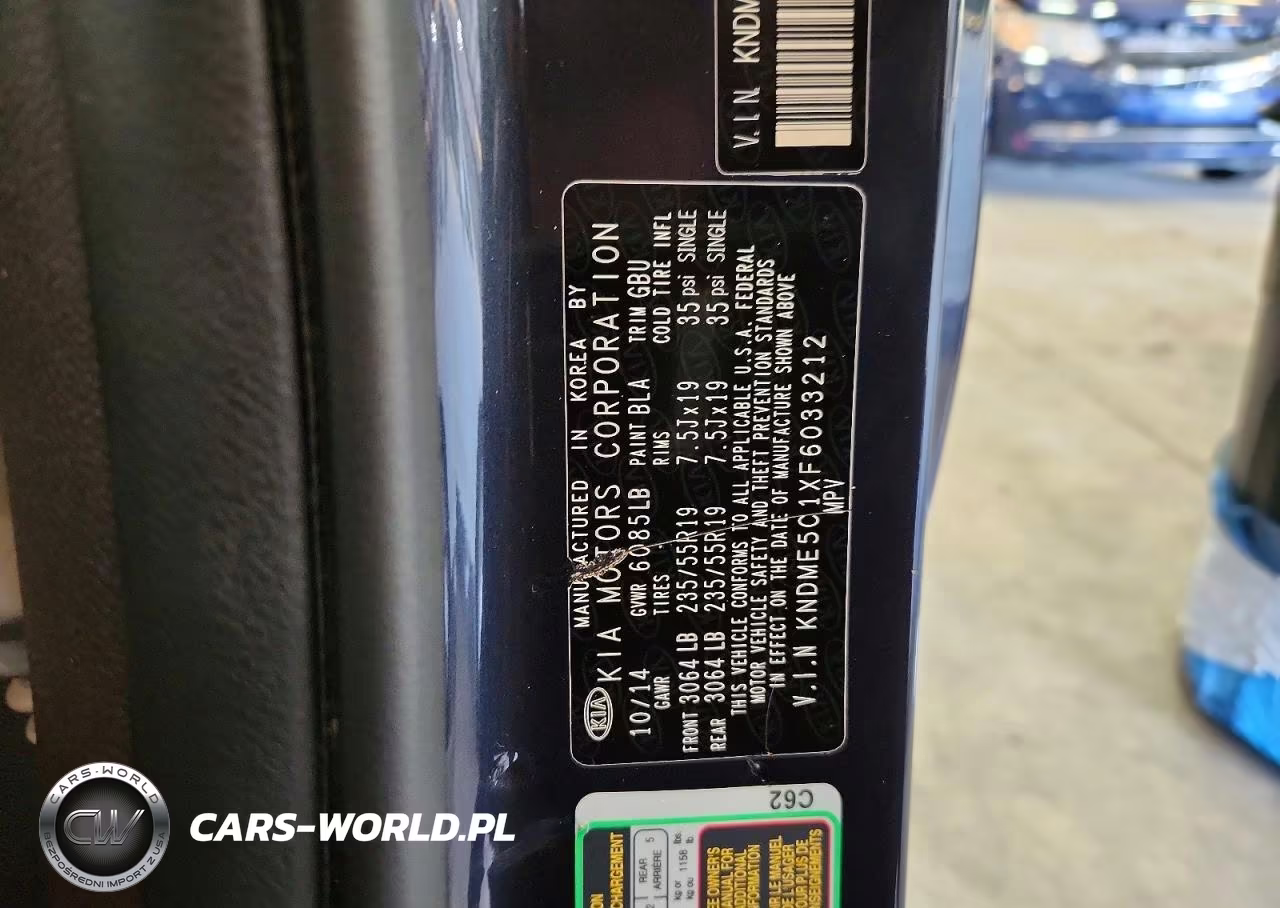 2015 Kia Sedona Sxl VIN:KNDME5C1XF6033212 - 13