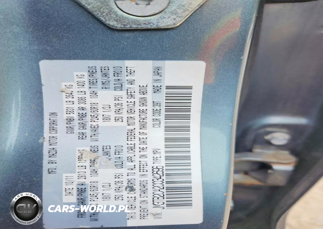 2012 Mazda Cx-9 VIN:JM3TB2CA2C0342696 - 13