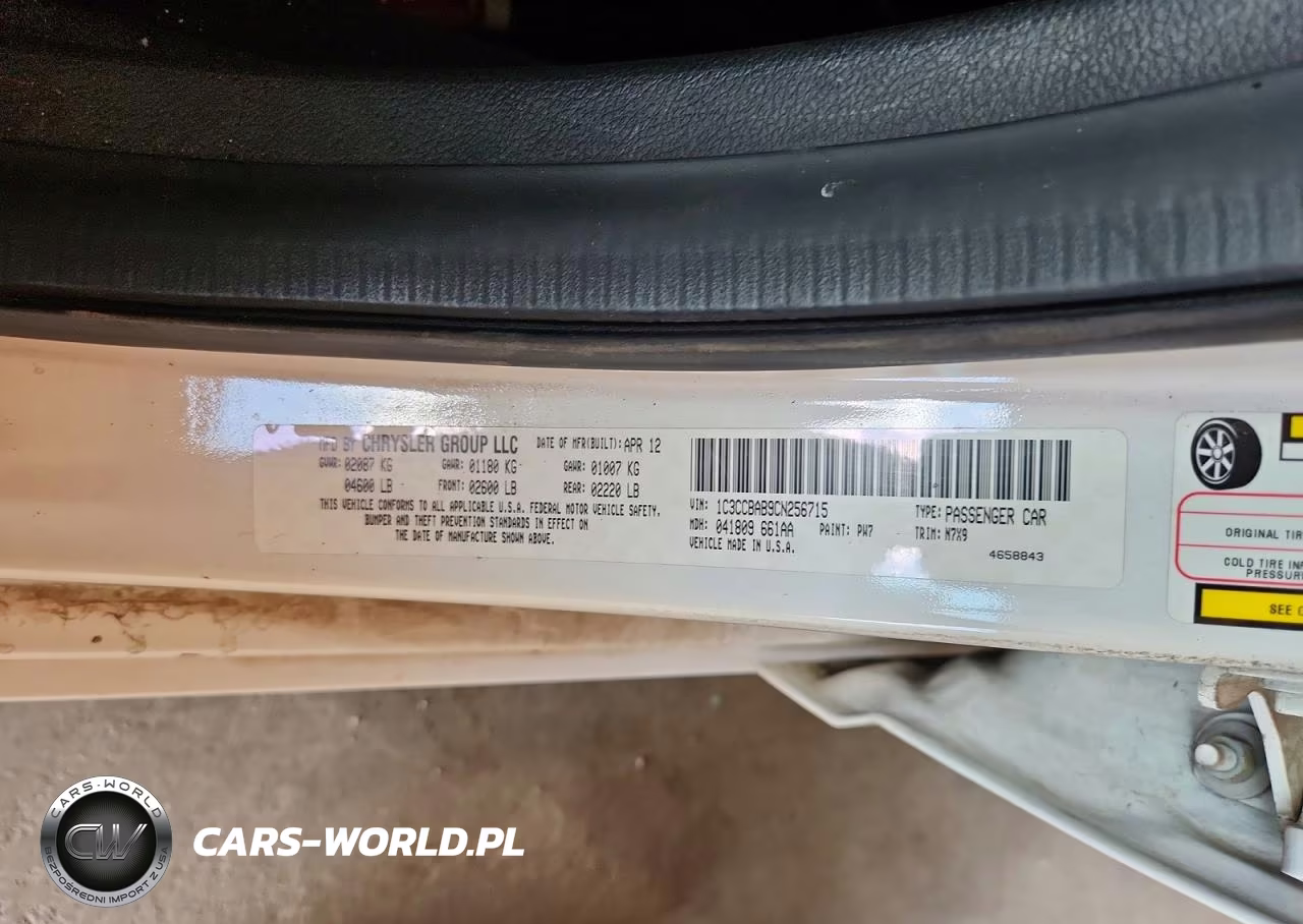 2012 Chrysler 200 Lx VIN:1C3CCBAB9CN256715 - 12