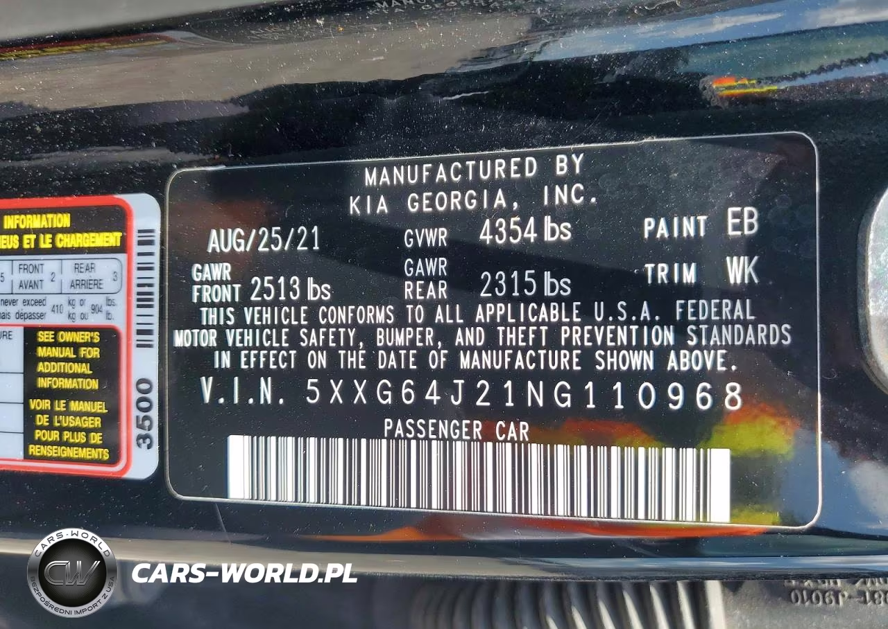 2022 Kia K5 Gt Line VIN:5XXG64J21NG110968 - 12