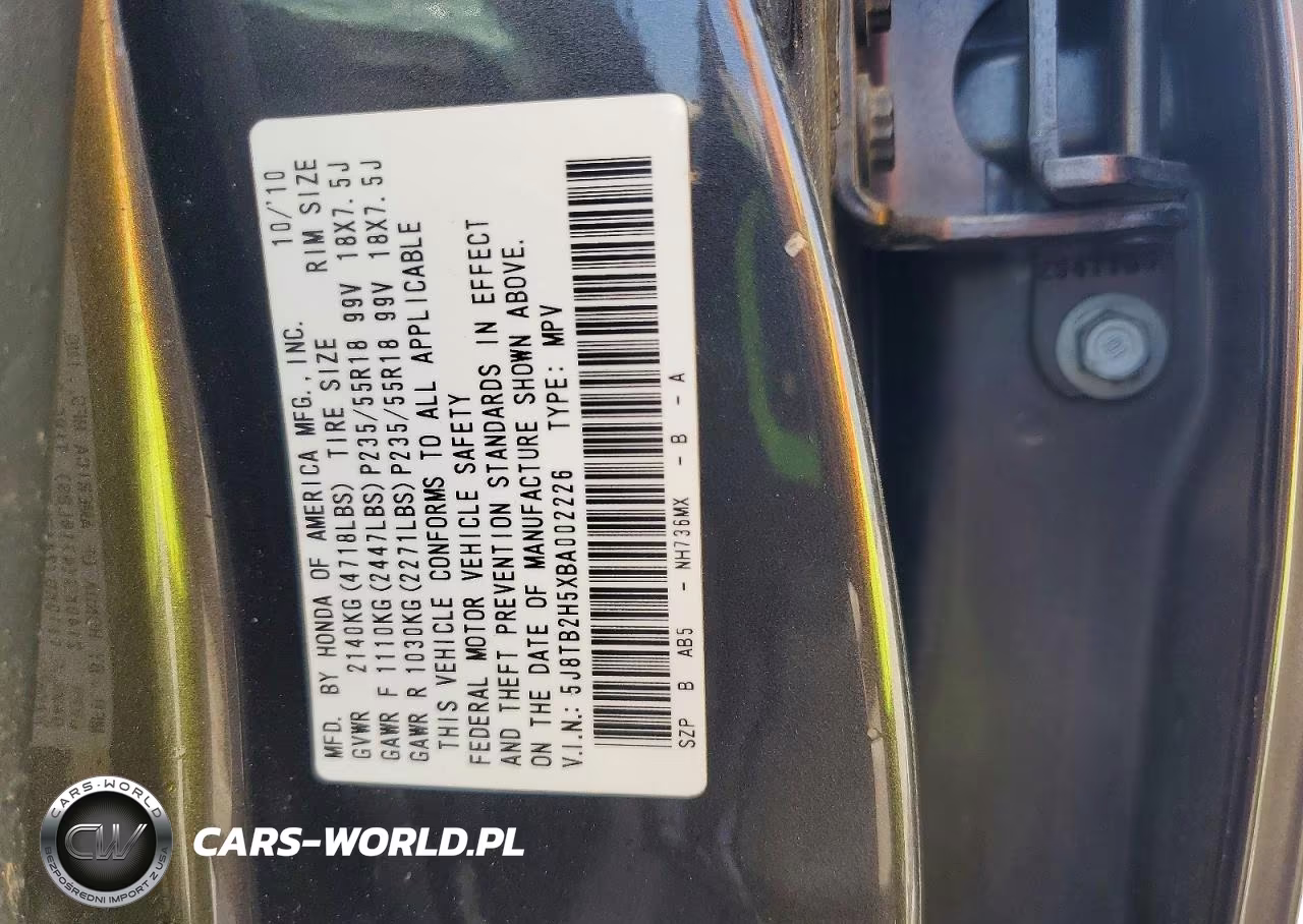 2011 Acura Rdx Technology VIN:5J8TB2H5XBA002226 - 14