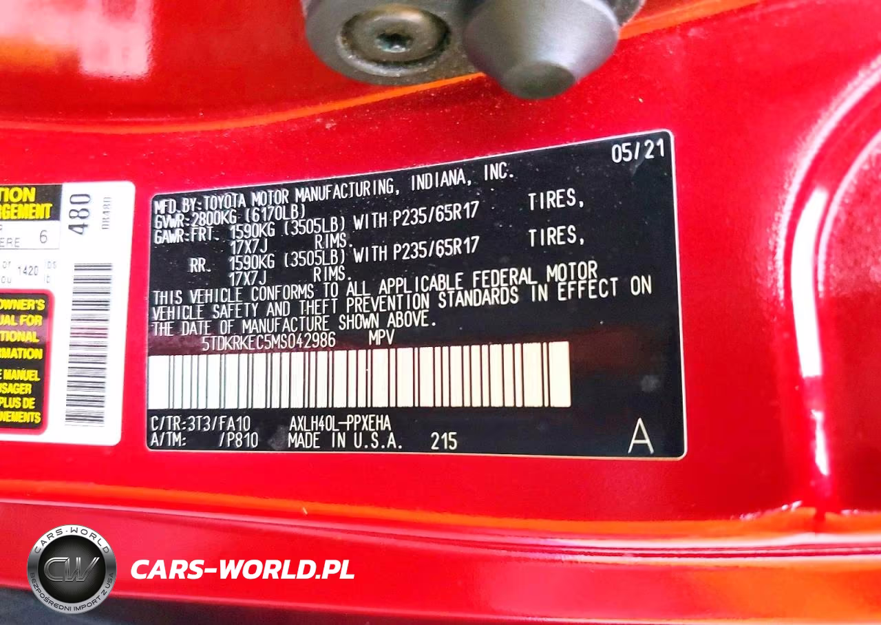 2021 Toyota Sienna Le VIN:5TDKRKEC5MS042986 - 14