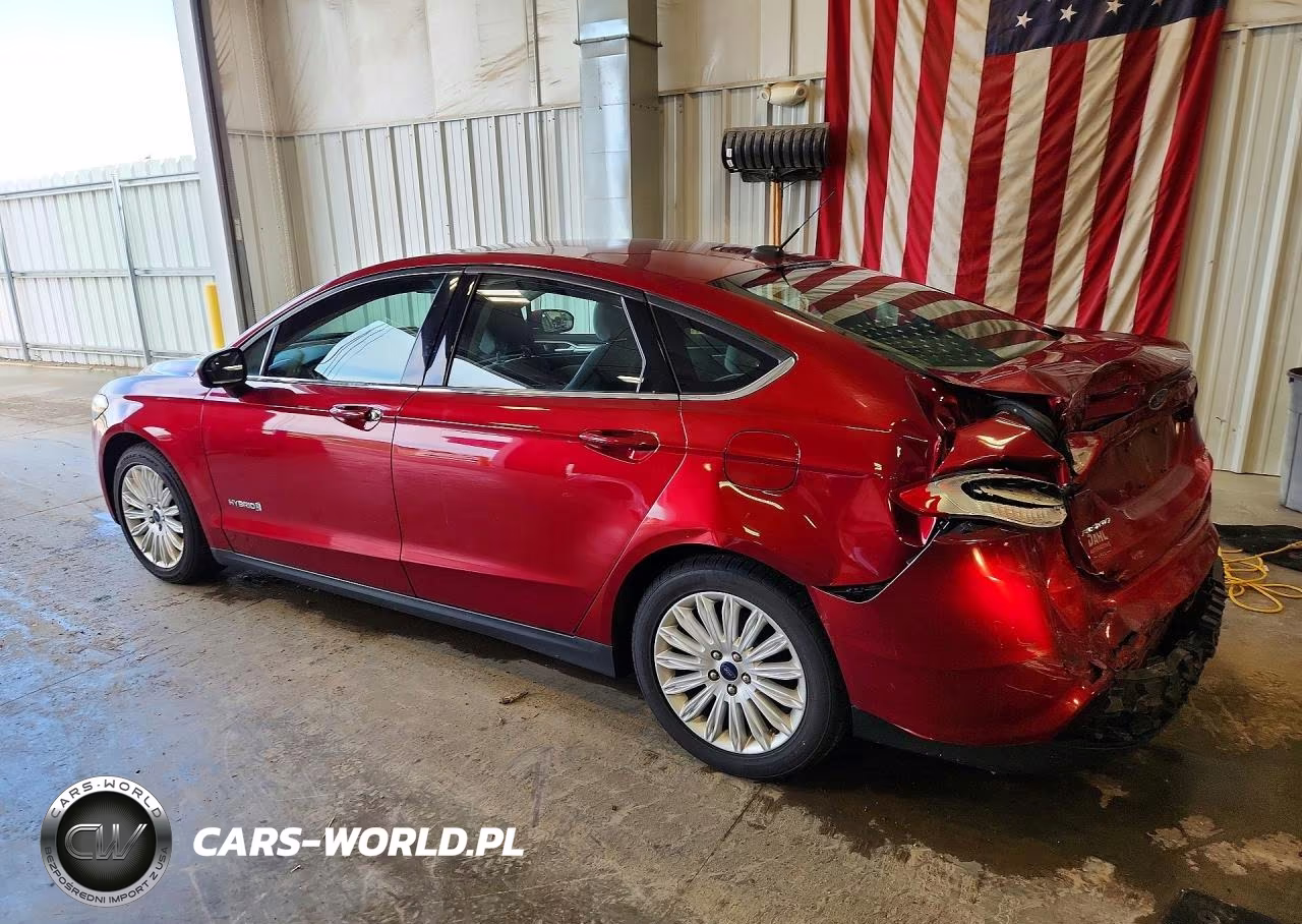 2016 Ford Fusion S Hybrid VIN:3FA6P0UU8GR394009 - 2