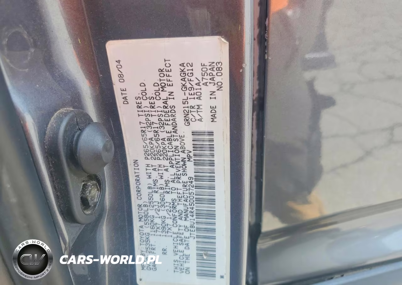 2005 Toyota 4Runner Sr5 VIN:JTEBU14R450057249 - 14