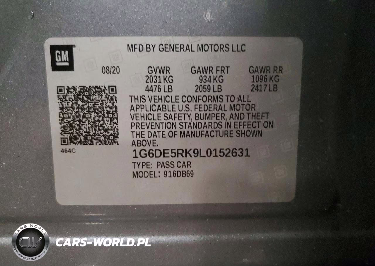 2020 Cadillac Ct4 Luxury VIN:1G6DE5RK9L0152631 - 12