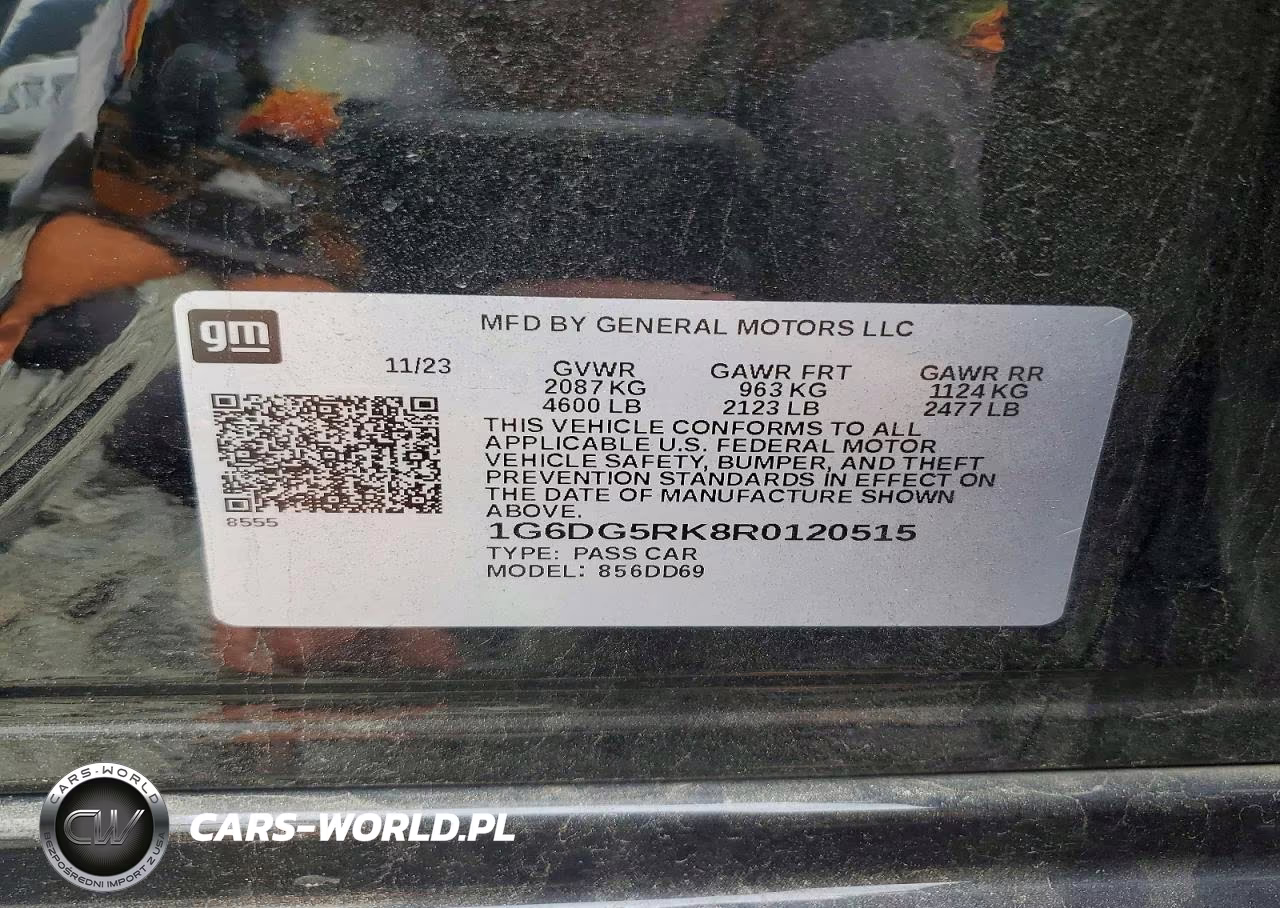 2024 Cadillac Ct4 Sport VIN:1G6DG5RK8R0120515 - 12