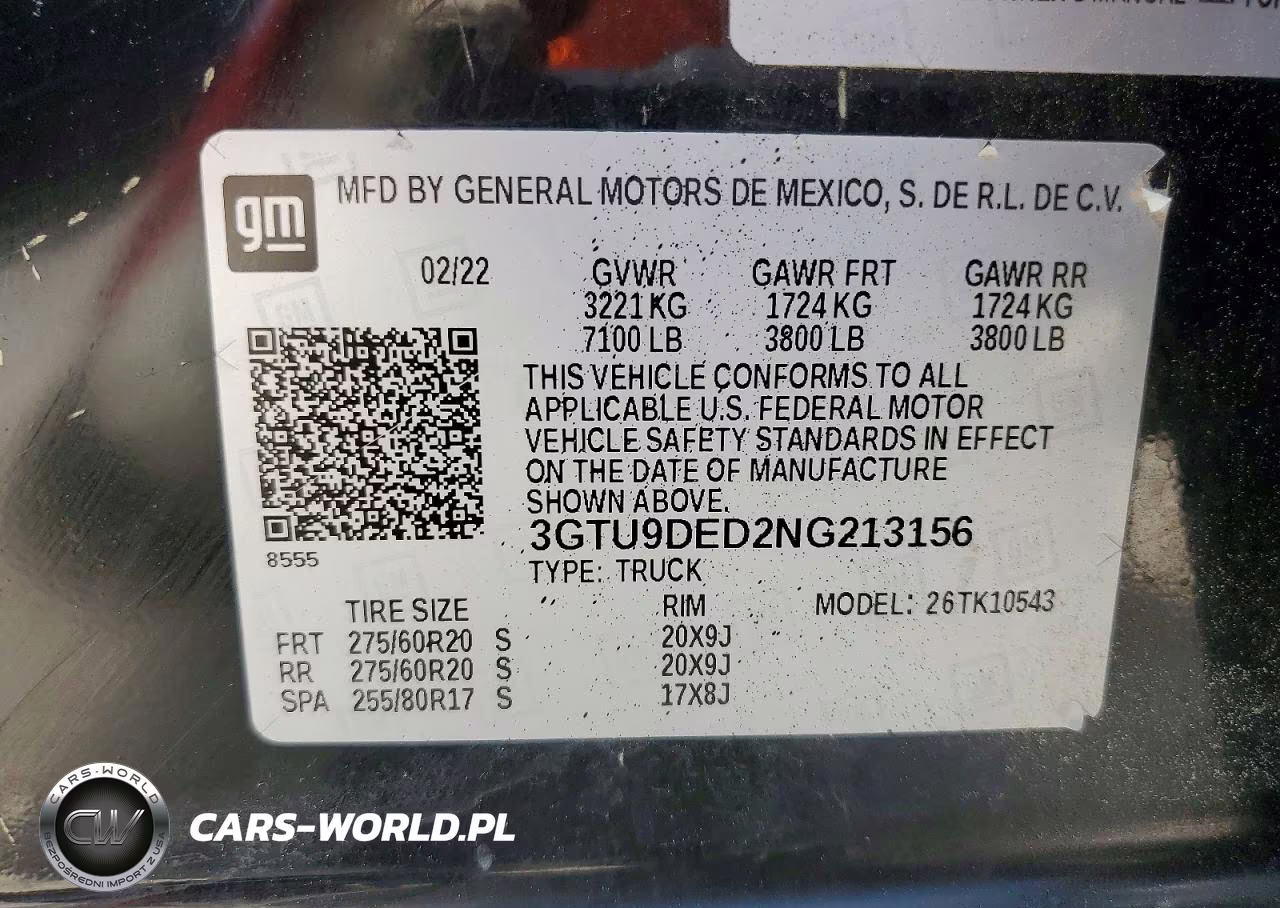 2022 GMC Sierra Limited K1500 Slt VIN:3GTU9DED2NG213156 - 13