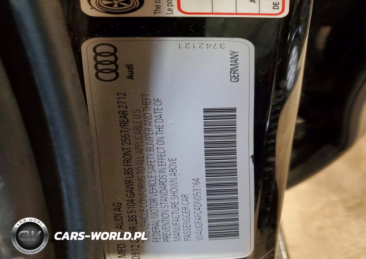 2013 Audi A6 Premium Plus VIN:WAUGFAFC4DN053164 - 12
