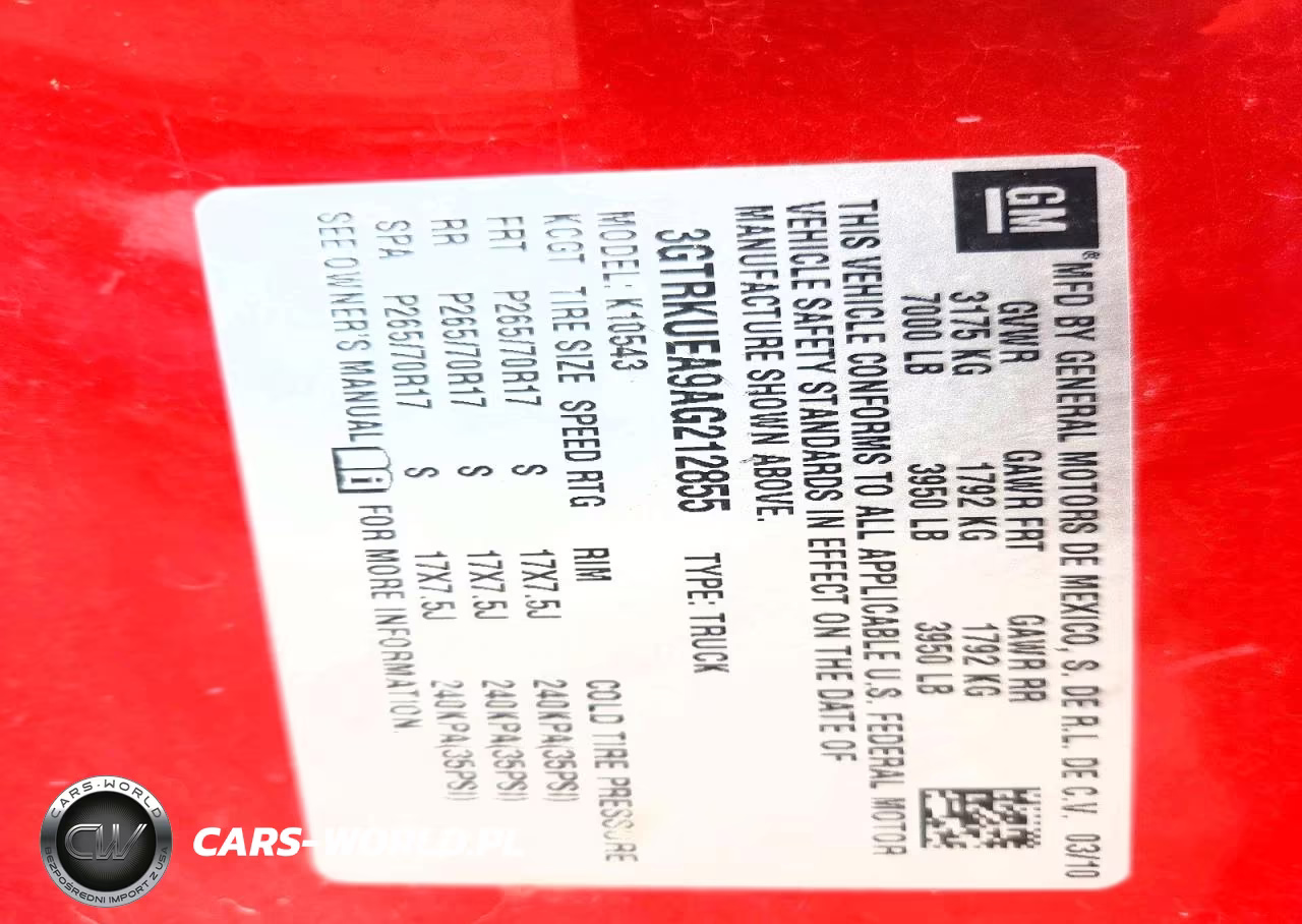 2010 GMC Sierra K1500 Sl VIN:3GTRKUEA9AG212855 - 12