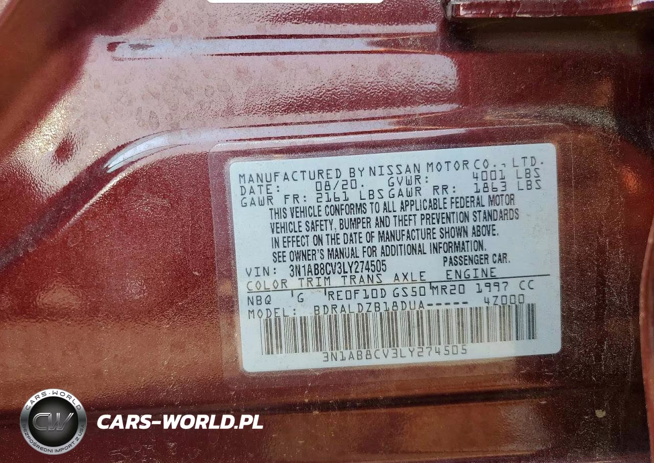 2020 Nissan Sentra Sv VIN:3N1AB8CV3LY274505 - 13