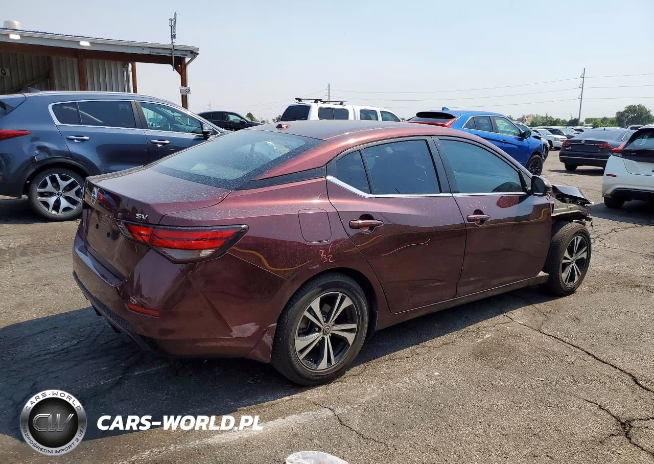 2020 Nissan Sentra Sv VIN:3N1AB8CV3LY274505 - 3
