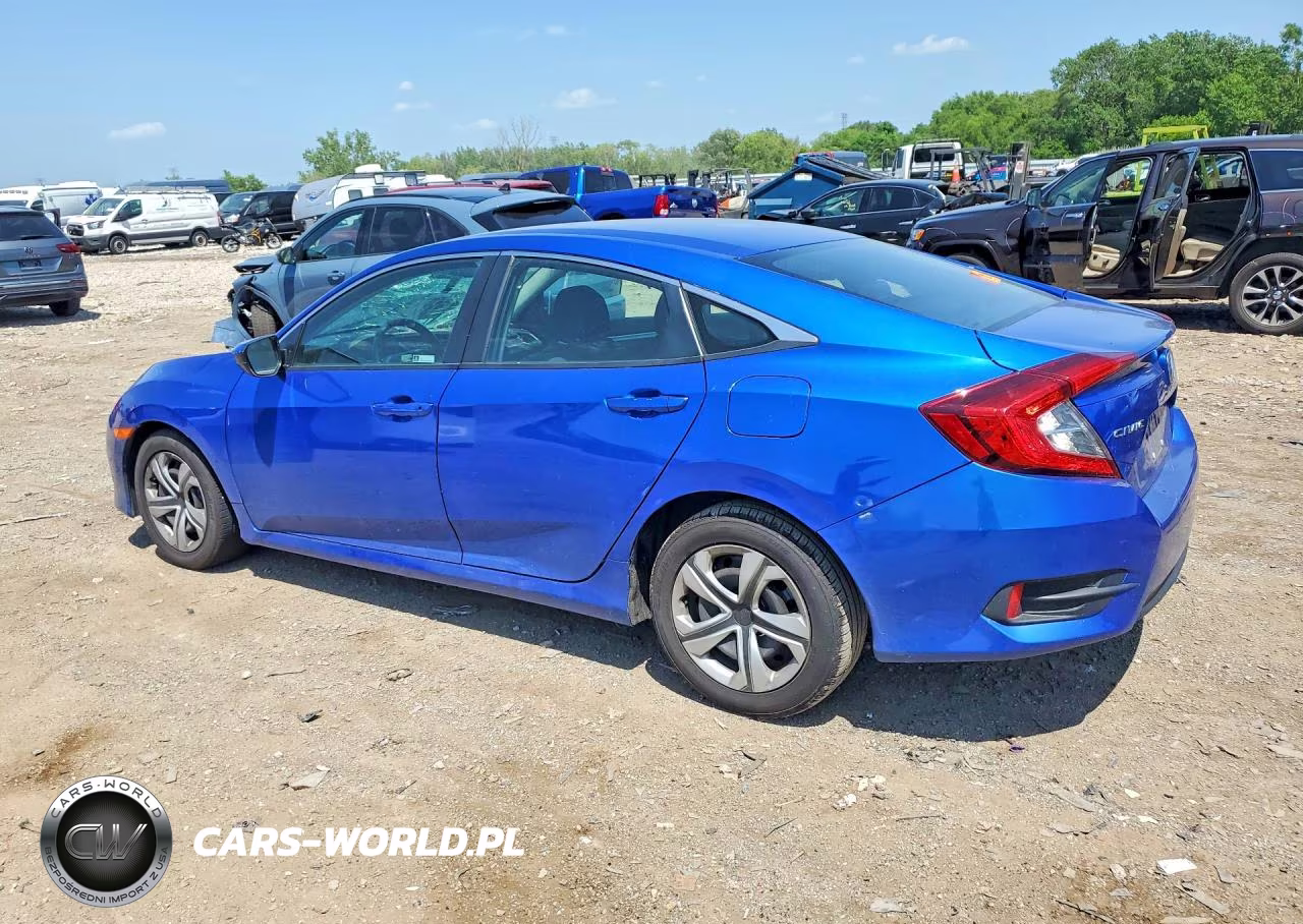 2018 Honda Civic Lx VIN:19XFC2F58JE037421 - 2
