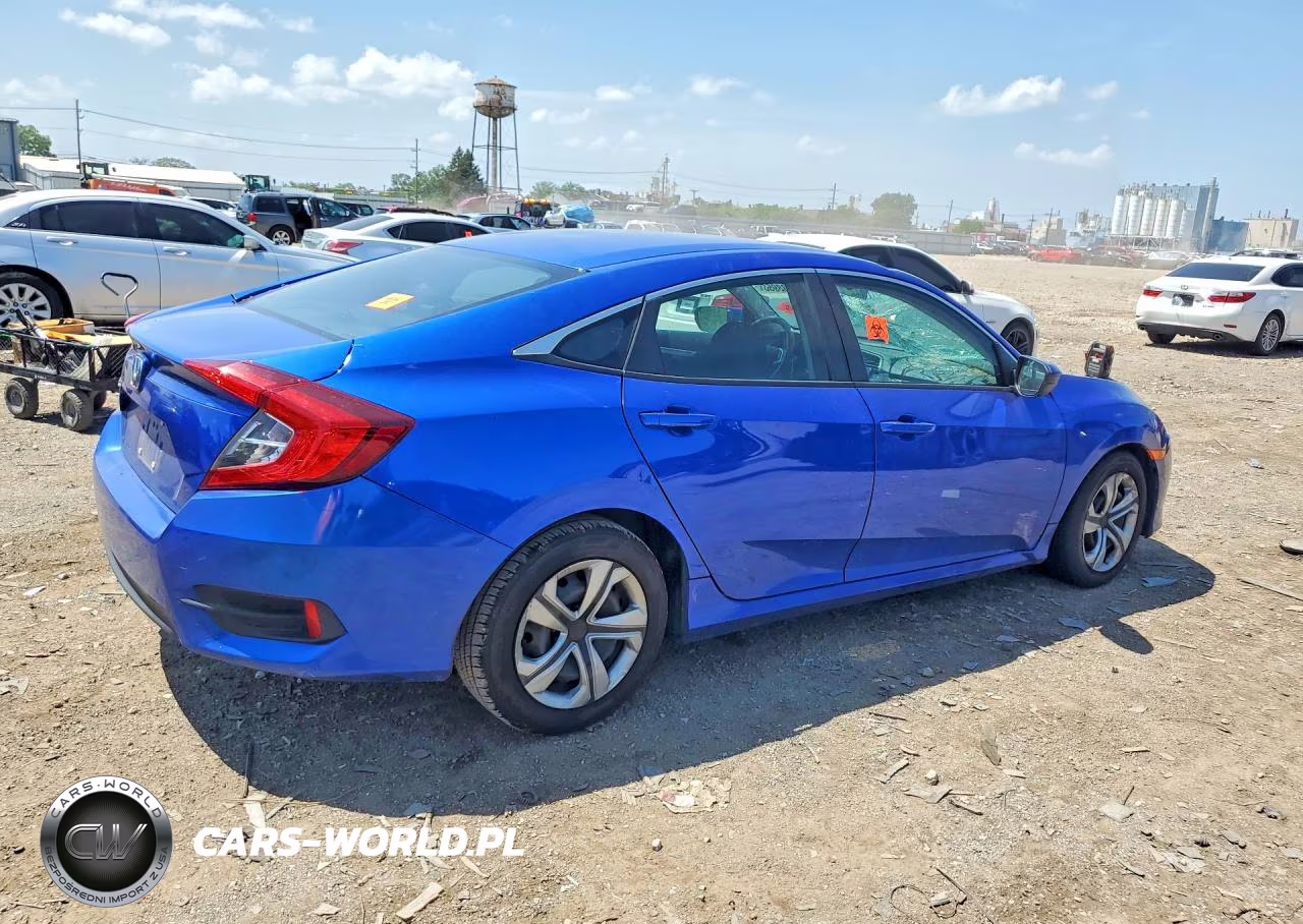 2018 Honda Civic Lx VIN:19XFC2F58JE037421 - 3