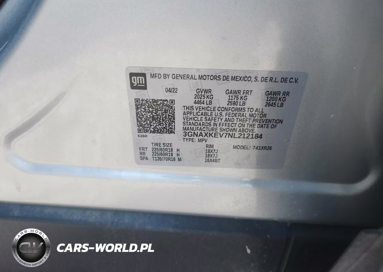 2022 Chevrolet Equinox Lt VIN:3GNAXKEV7NL212184 - 13
