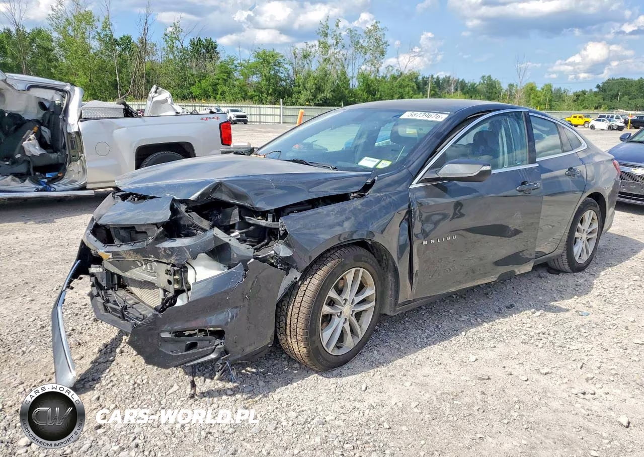 2017 Chevrolet Malibu Lt VIN:1G1ZE5ST6HF170345 - 1