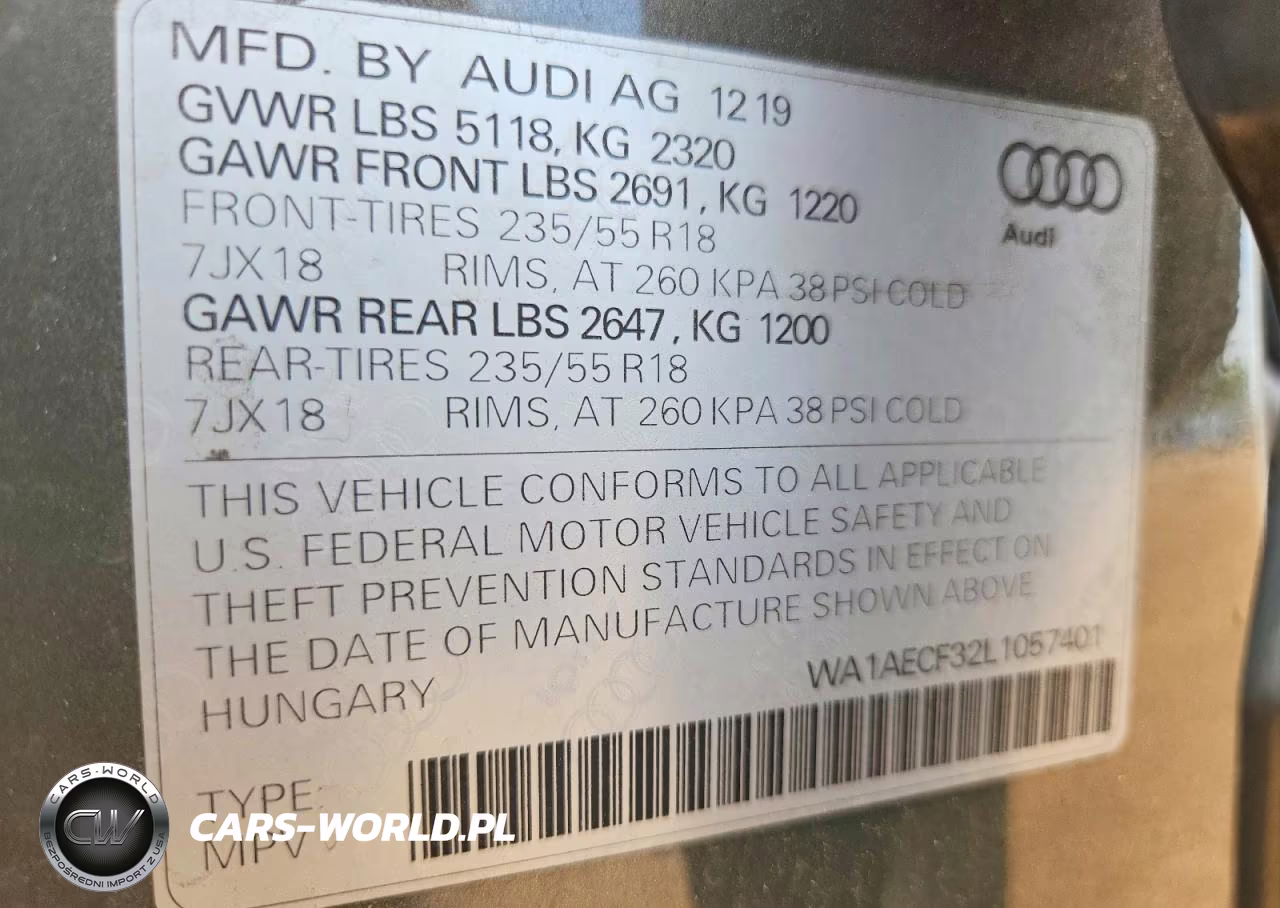 2020 Audi Q3 Premium VIN:WA1AECF32L1057401 - 12