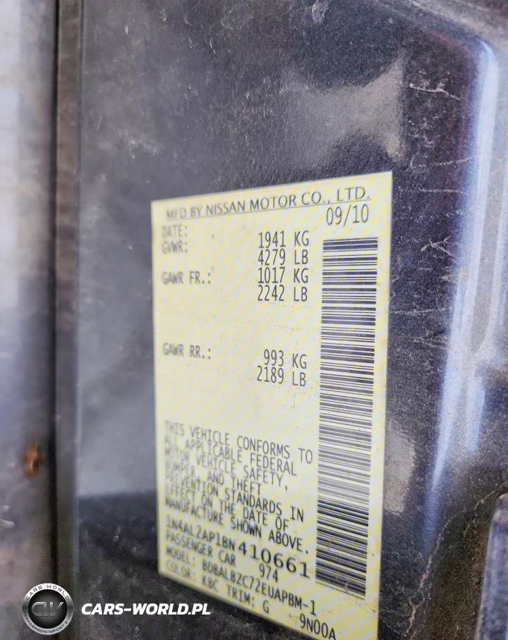 2011 Nissan Altima VIN:1N4AL2AP1BN410661 - 12