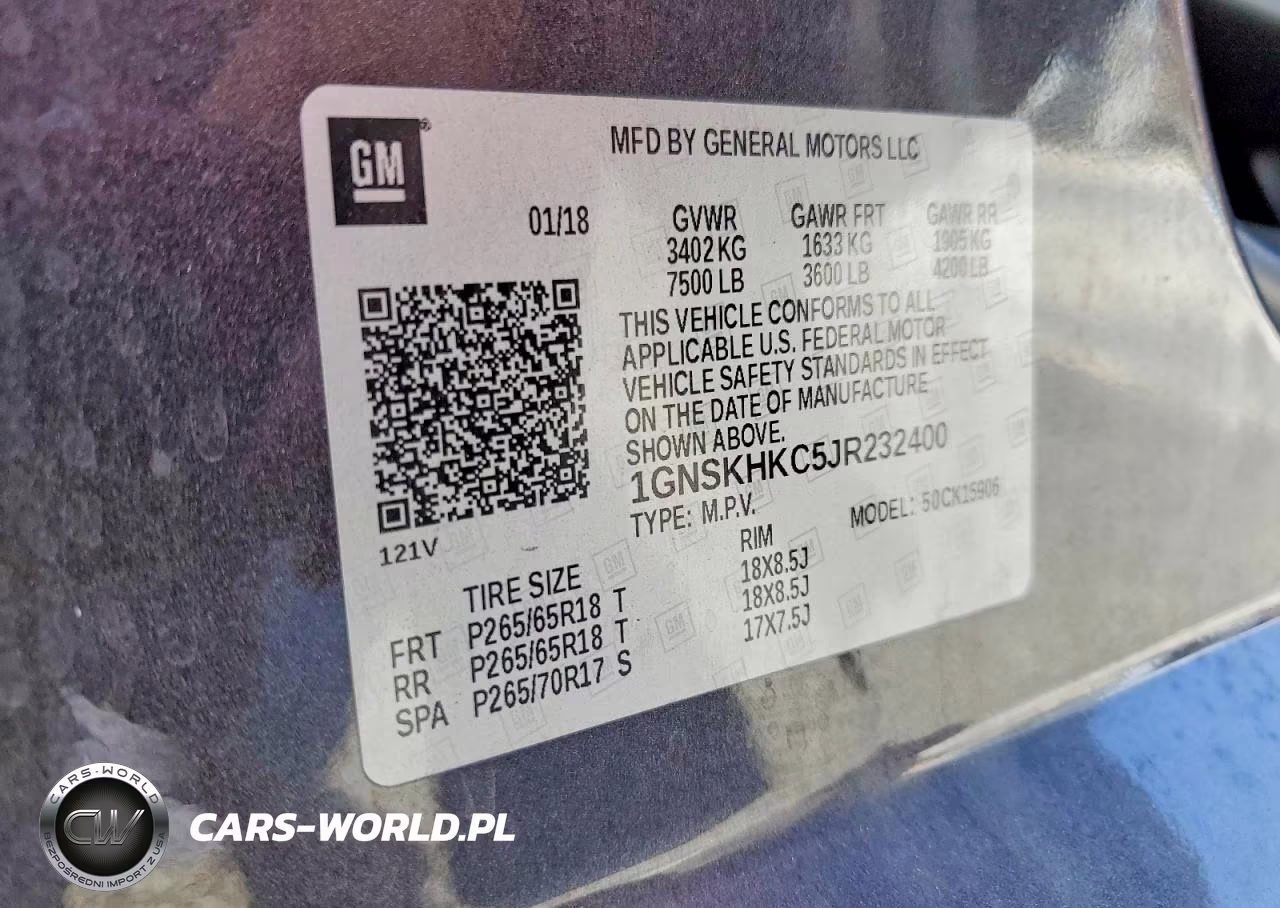 2018 Chevrolet Suburban K1500 Lt VIN:1GNSKHKC5JR232400 - 13