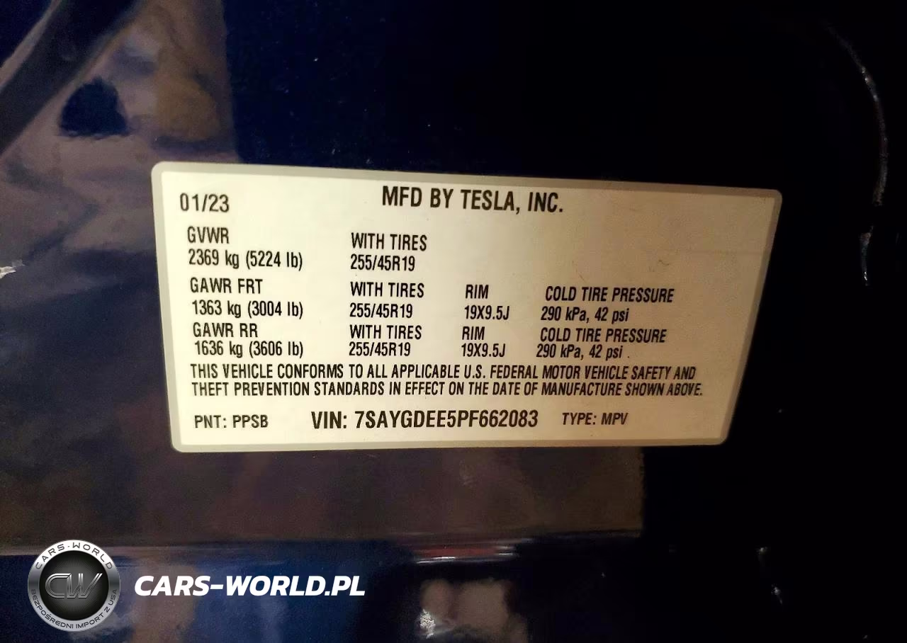 2023 Tesla Model Y VIN:7SAYGDEE5PF662083 - 13