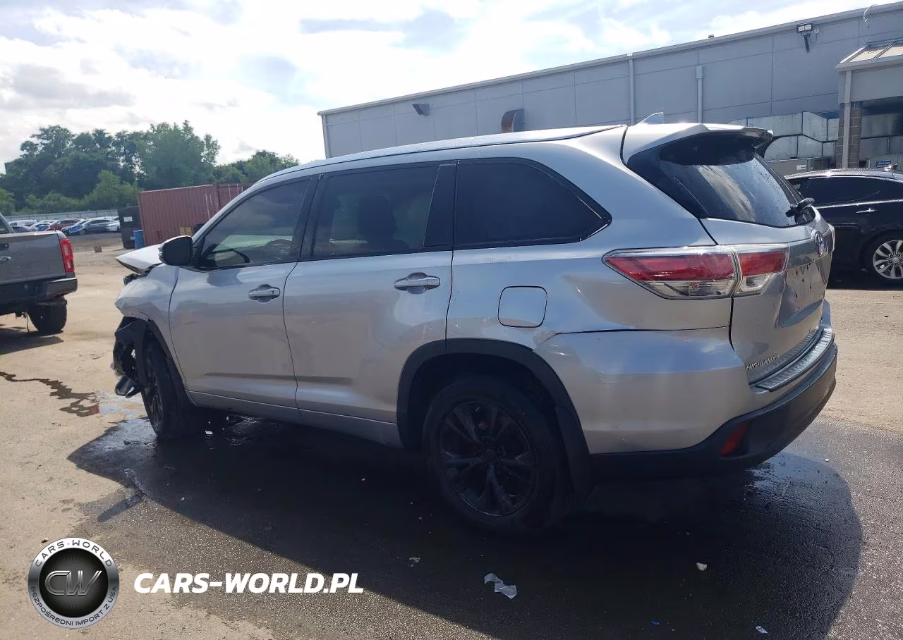 2016 Toyota Highlander Xle VIN:5TDJKRFH7GS301050 - 2