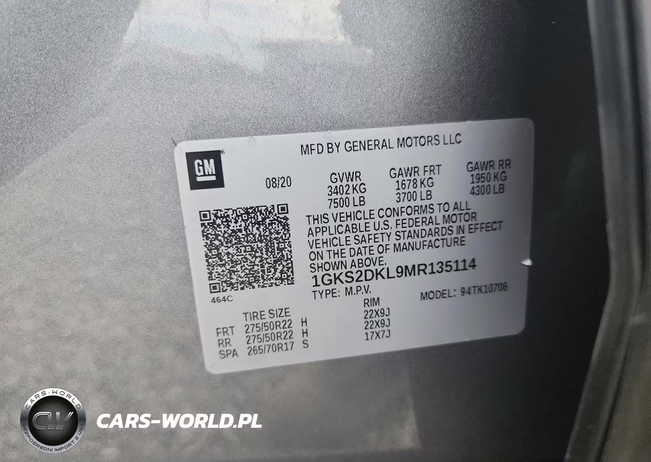 2021 GMC Yukon Denali VIN:1GKS2DKL9MR135114 - 13