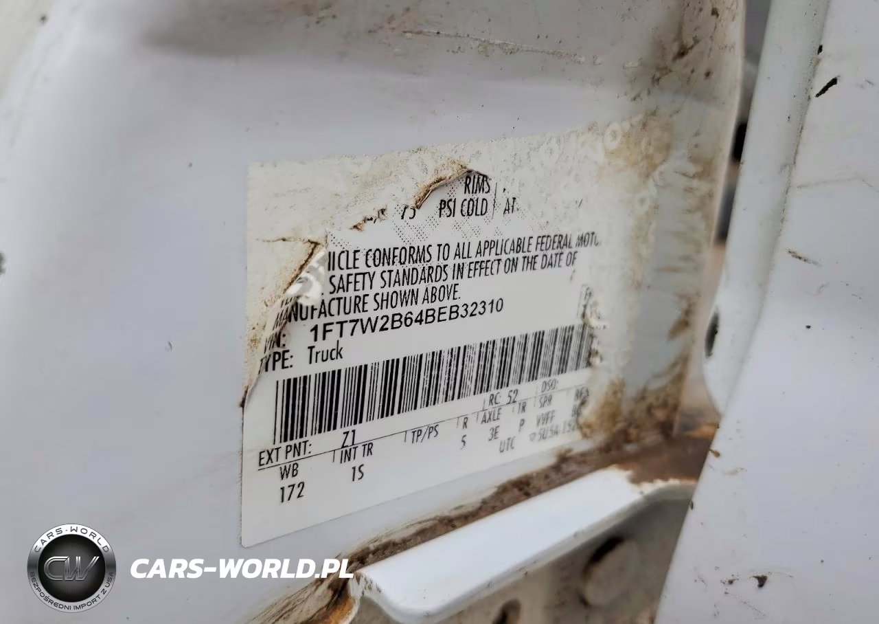 2011 Ford F250 VIN:1FT7W2B64BEB32310 - 12