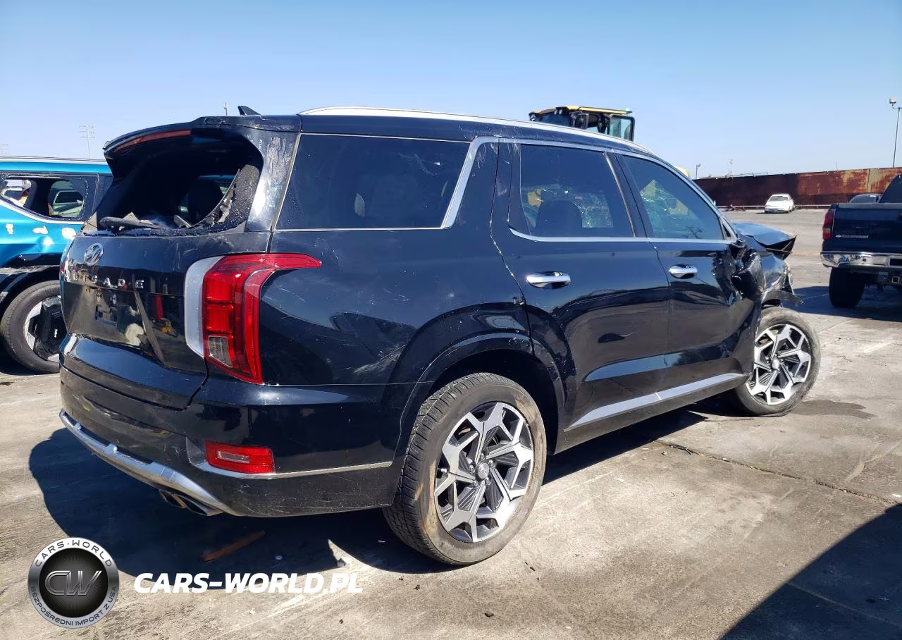2022 Hyundai Palisade Calligraphy VIN:KM8R74HE4NU357851 - 3