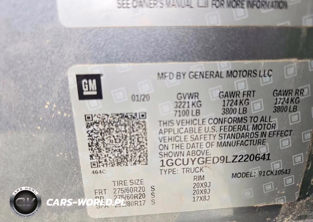 2020 Chevrolet Silverado K1500 Ltz VIN:1GCUYGED9LZ220641 - 12