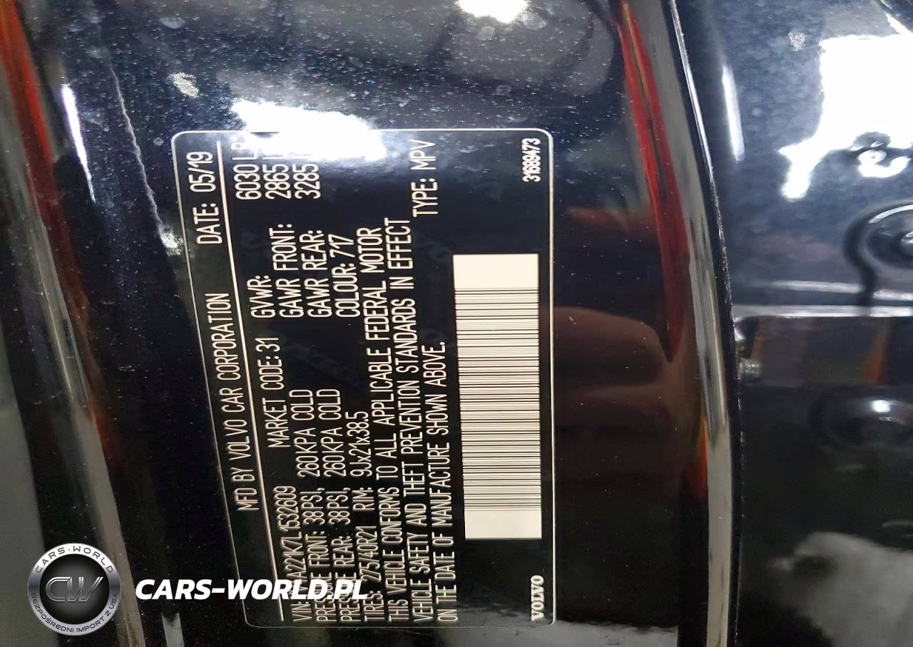 2020 Volvo Xc90 T6 Momentum VIN:YV4A221K7L1532609 - 13