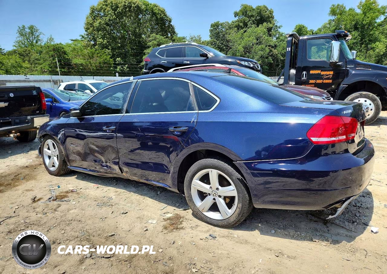 2015 Volkswagen Passat Se VIN:1VWBT7A37FC008831 - 2