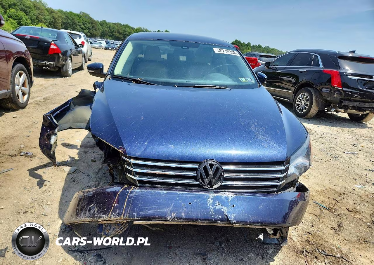 2015 Volkswagen Passat Se VIN:1VWBT7A37FC008831 - 5