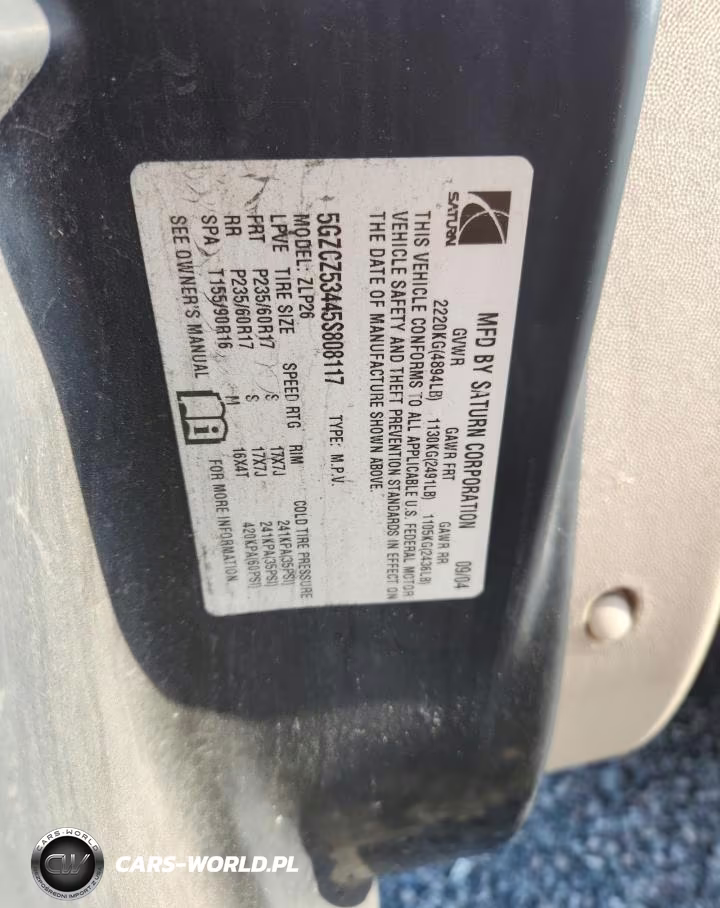 2005 Saturn Vue VIN:5GZCZ53445S808117 - 13