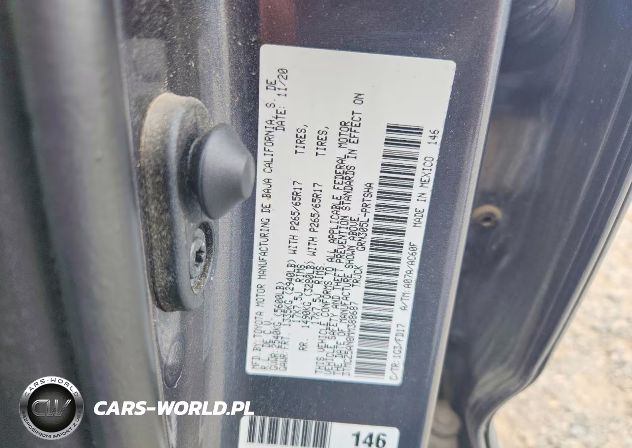 2021 Toyota Tacoma Trd Sport VIN:3TMCZ5AN8MM388687 - 13