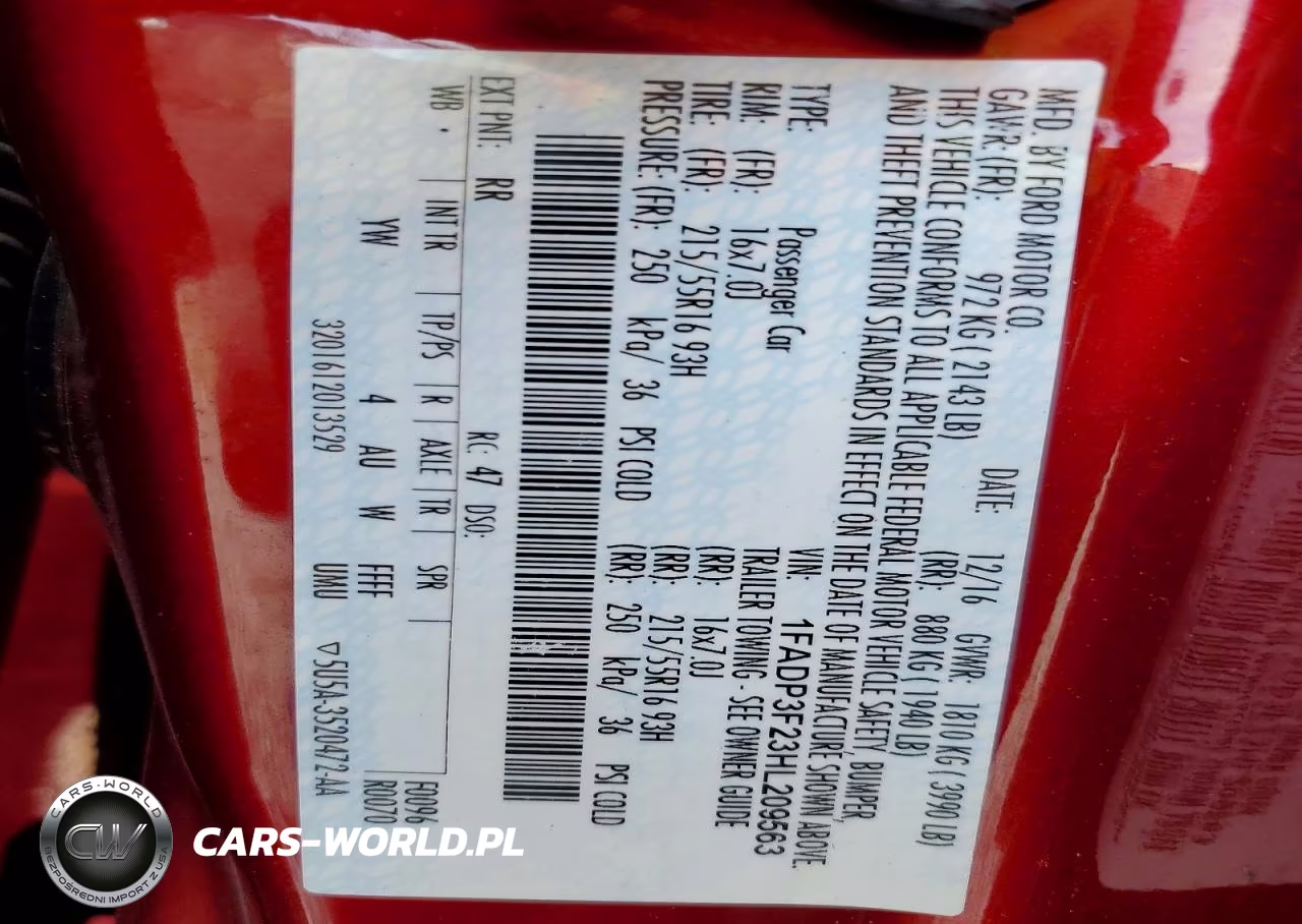 2017 Ford Focus Se VIN:1FADP3F23HL209563 - 12