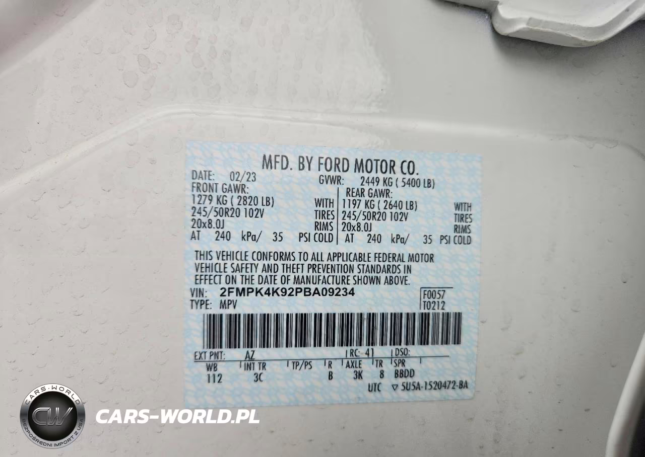 2023 Ford Edge Titanium VIN:2FMPK4K92PBA09234 - 13