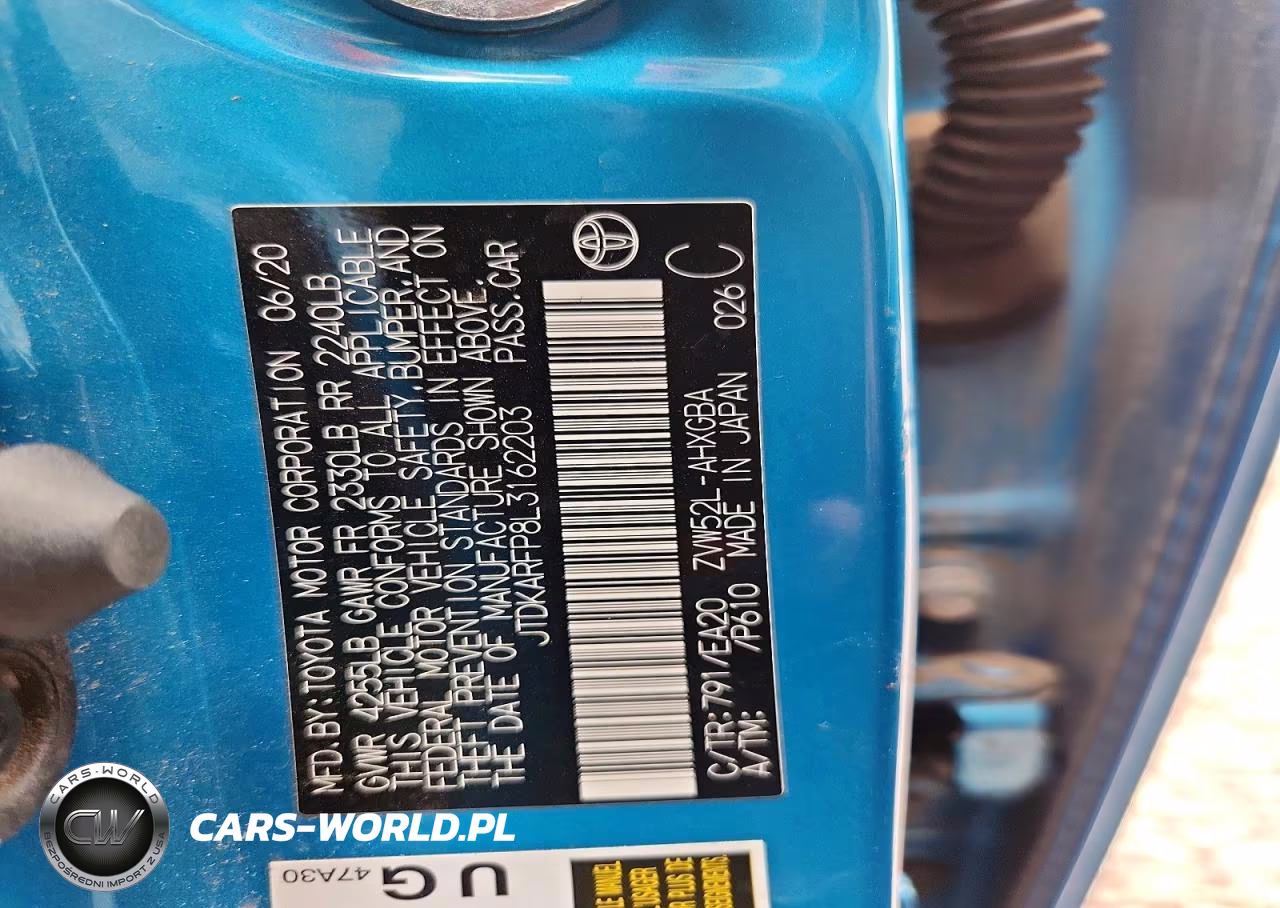 2020 Toyota Prius Prime Xle VIN:JTDKARFP8L3162203 - 13