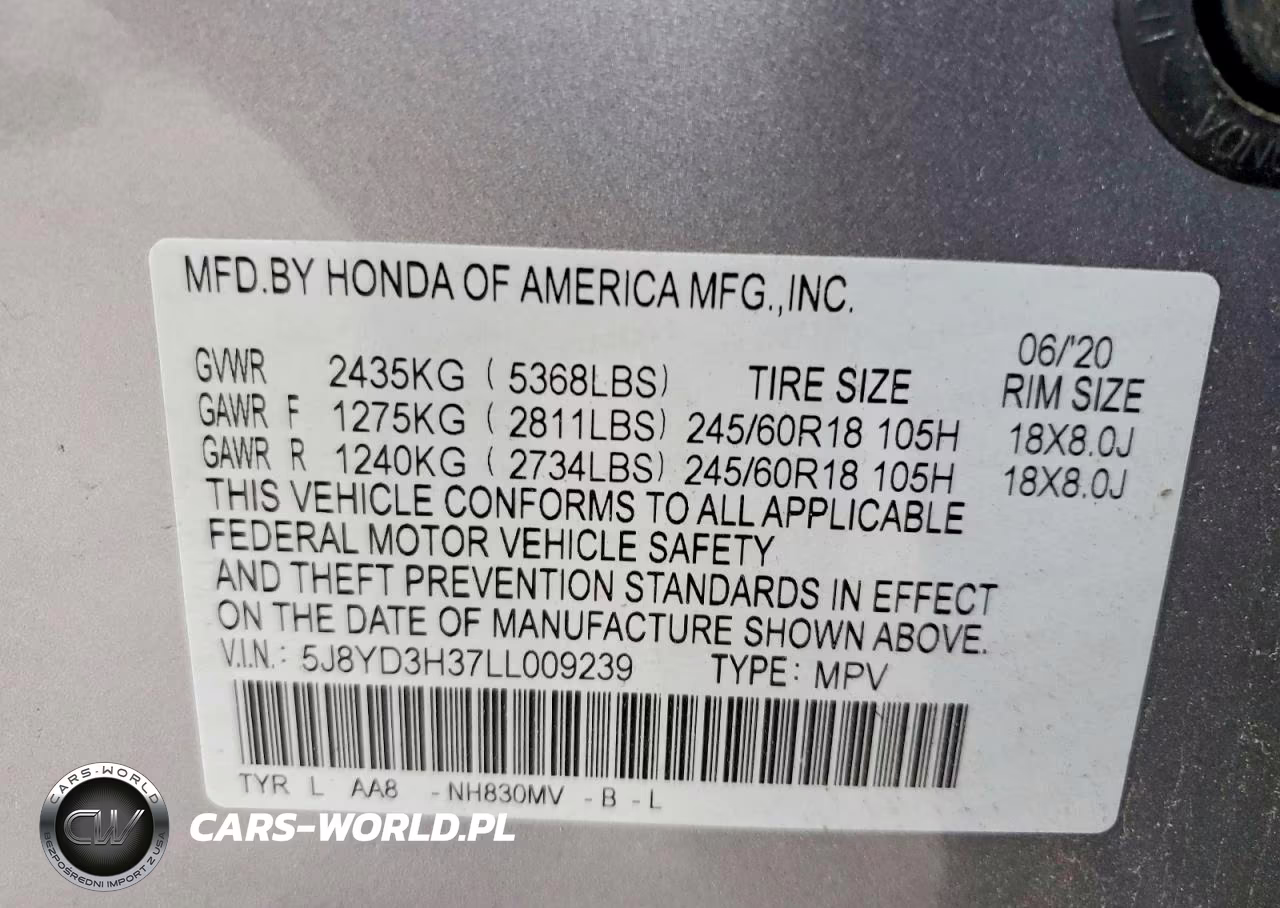 2020 Acura Mdx VIN:5J8YD3H37LL009239 - 13