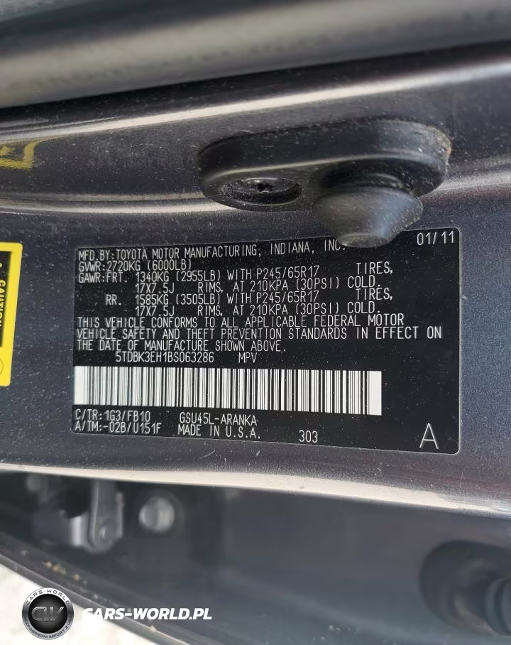 2011 Toyota Highlander Base VIN:5TDBK3EH1BS063286 - 13