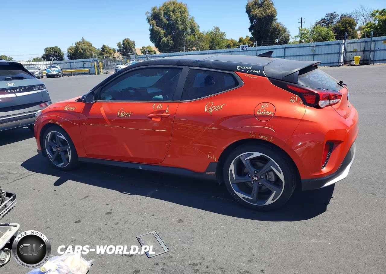 2019 Hyundai Veloster Turbo Ultimate VIN:KMHTH6AB4KU014483 - 2