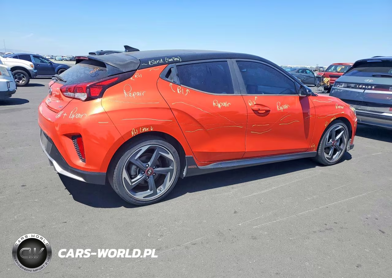2019 Hyundai Veloster Turbo Ultimate VIN:KMHTH6AB4KU014483 - 3