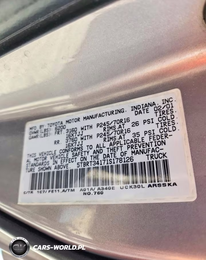1995 Toyota Tundra Sr5 VIN:5TBRT34171S178126 - 12