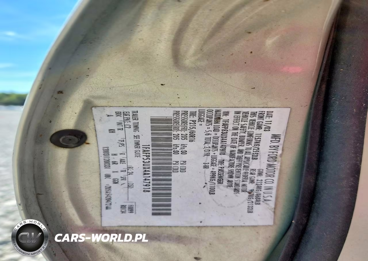 2004 Ford Taurus Se VIN:1FAFP53UX4A147918 - 12